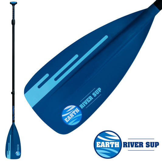 EARTH RIVER SUP FIBERGLASS NRF SUP PADDLE - 2|3 PIECE OPTIONS
