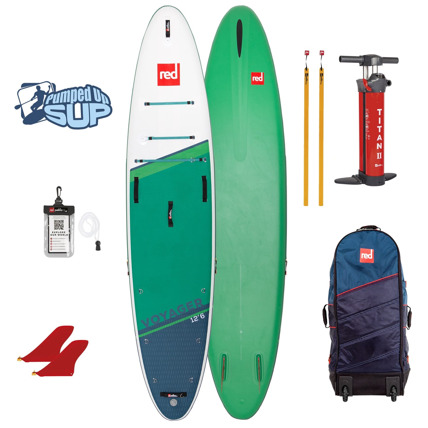 Red Paddle Co 12'6 VOYAGER Inflatable SUP 2022