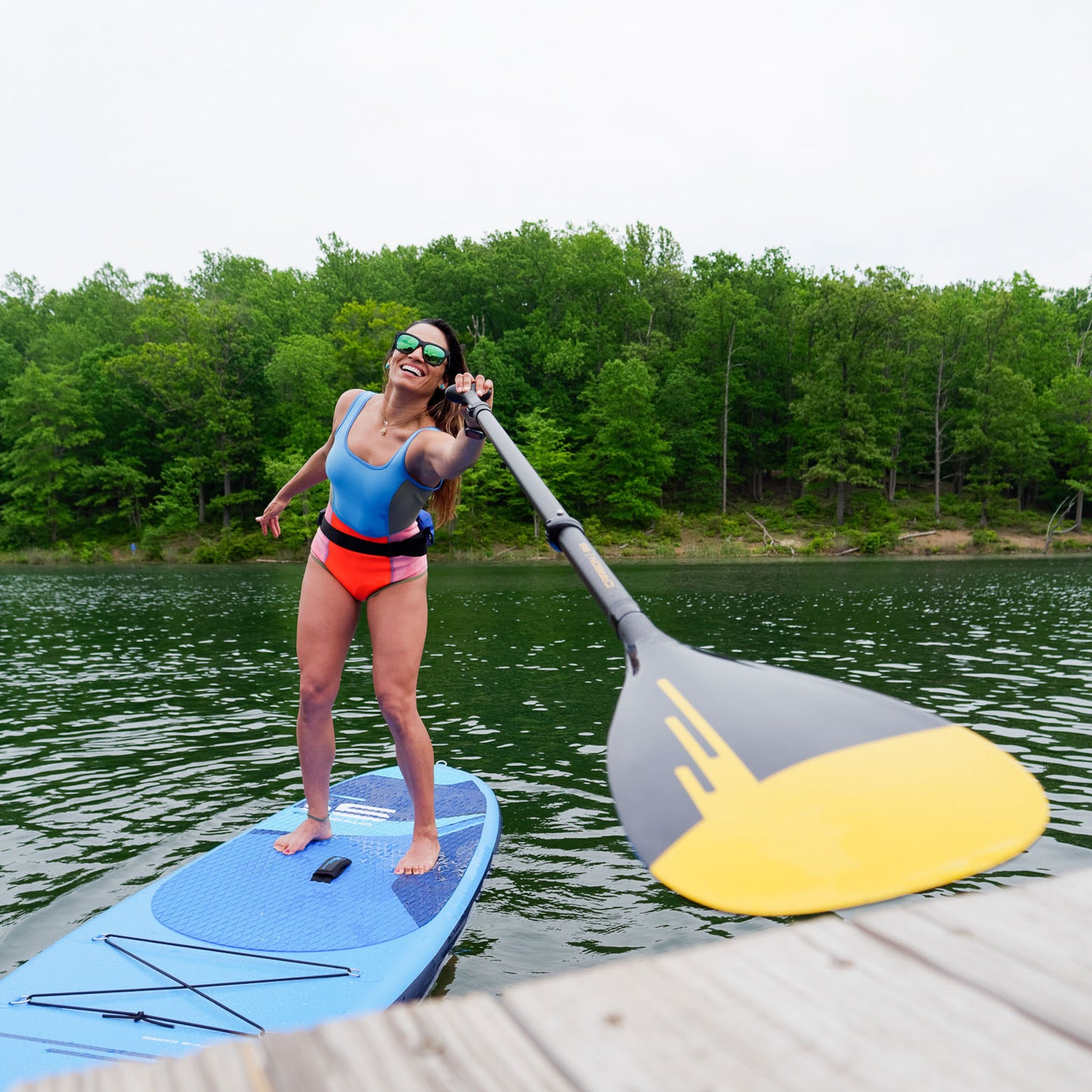 ERS CARBON 85 SUP PADDLE - 3 PIECE (GEN-3) - YELLOW
