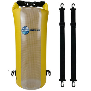 Earth River SUP Dry Bag With Backpack Straps and Translucent Window
