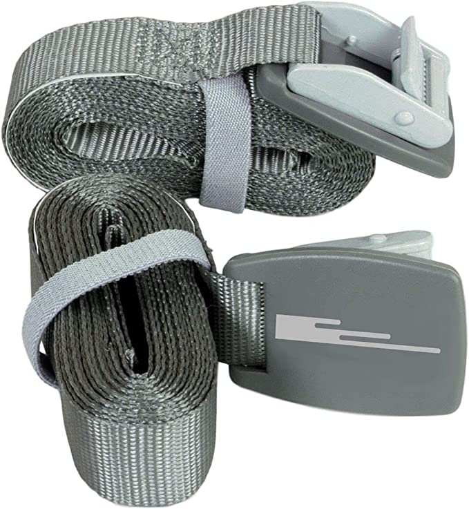 Earth River SUP Premium Cushioned Tie Down Straps - (Two Straps)