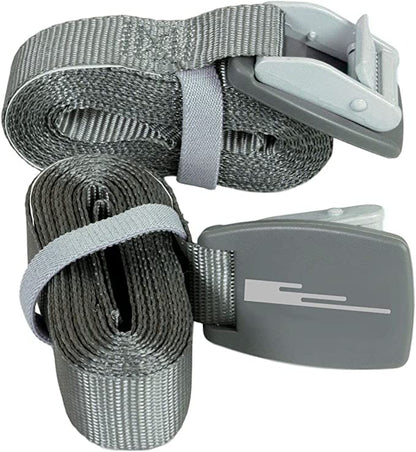 Earth River SUP Premium Cushioned Tie Down Straps - (Two Straps)