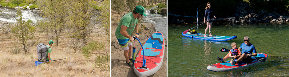 Hala Straight Up 10"x33" Inflatable Stand Up Paddle Board