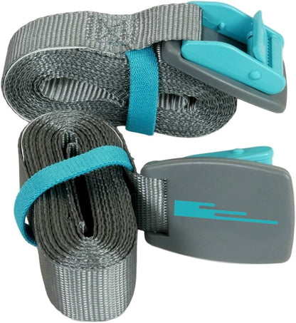 Earth River SUP Premium Cushioned Tie Down Straps - (Two Straps)